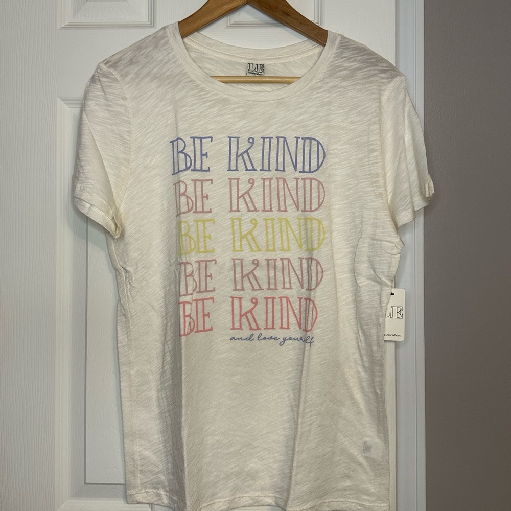 Life Elsewhere “Be Kind” Burnout Tshirt, Medium, NWT